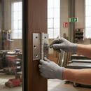 76mm (3'') Ball Bearing Hinge Pair - Satin Nickel Finish