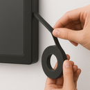 Foam Tape Black 6mm x 33m High-Adhesion for Powder-Coated & Rigid Surfaces