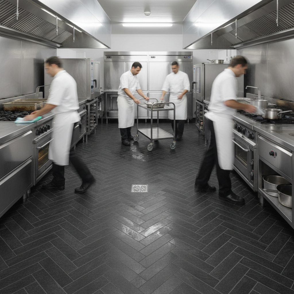 Water-Resistant 8mm Ultra Matt Laminate Flooring - Black ...