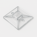 High-Performance Adhesive Cable Tie Mounts 19mm Bases for 3.6mm Ties Strong Hold for Professional Cable Management 1000 Pack