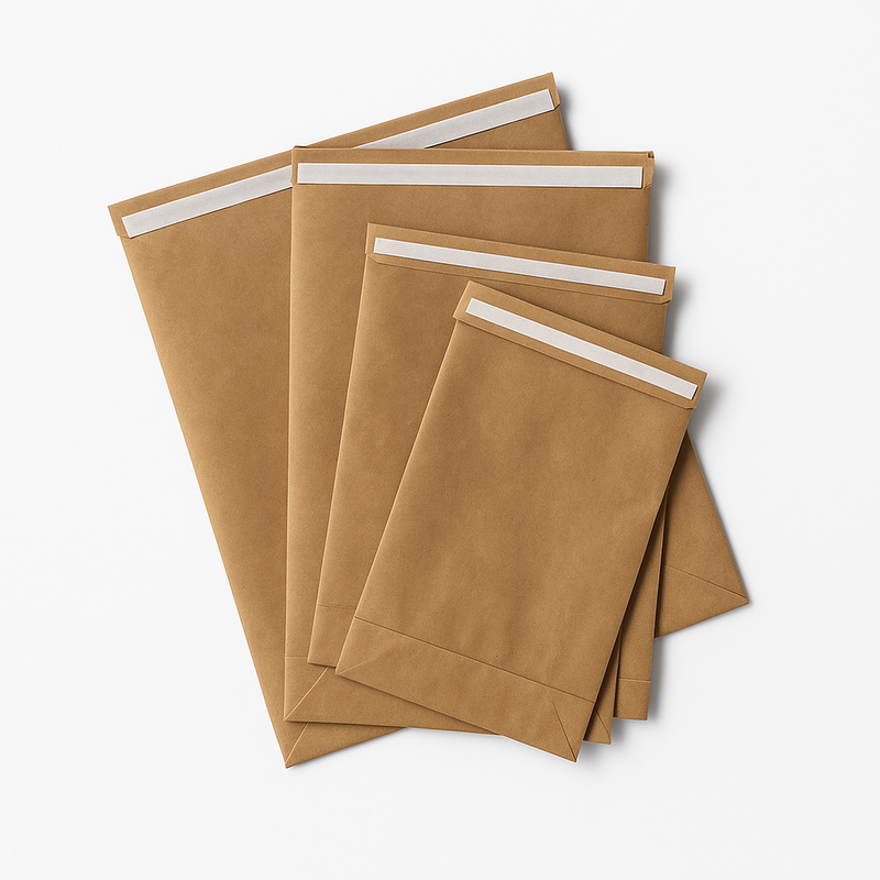 Premium Recyclable Paper Mailing Bags Sustainable Parcel Packaging for Fashion Textiles E-Commerce Orders