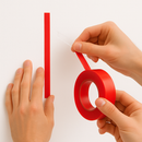 Clear Heavy-Duty Double-Sided Tape 12 mm x 2 mm x 16.5 m Premium Invisible Bond for Glass Metal & Plastic