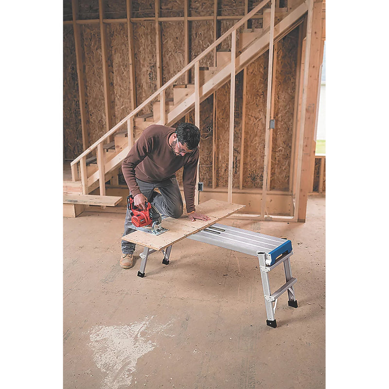High Performance Aluminium Folding Work Platform For Worksite Areas - 1.15m