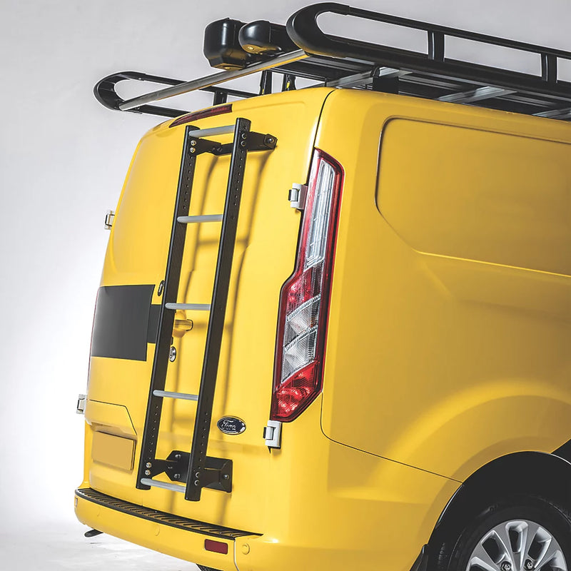 High Performance Aluminium 5-Step Ulti Rear Door Ladder For H1 - 1260mm