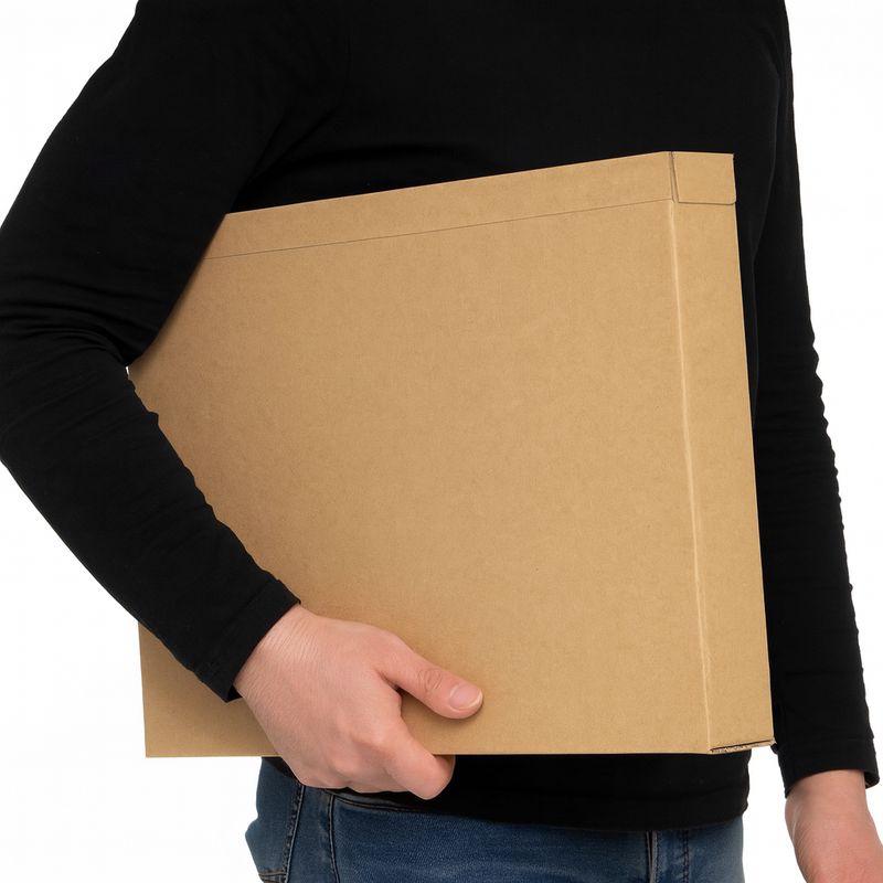 Heavy-Duty Certified Flat Pack Recyclable Cardboard for Safe Picture Painting Shipping