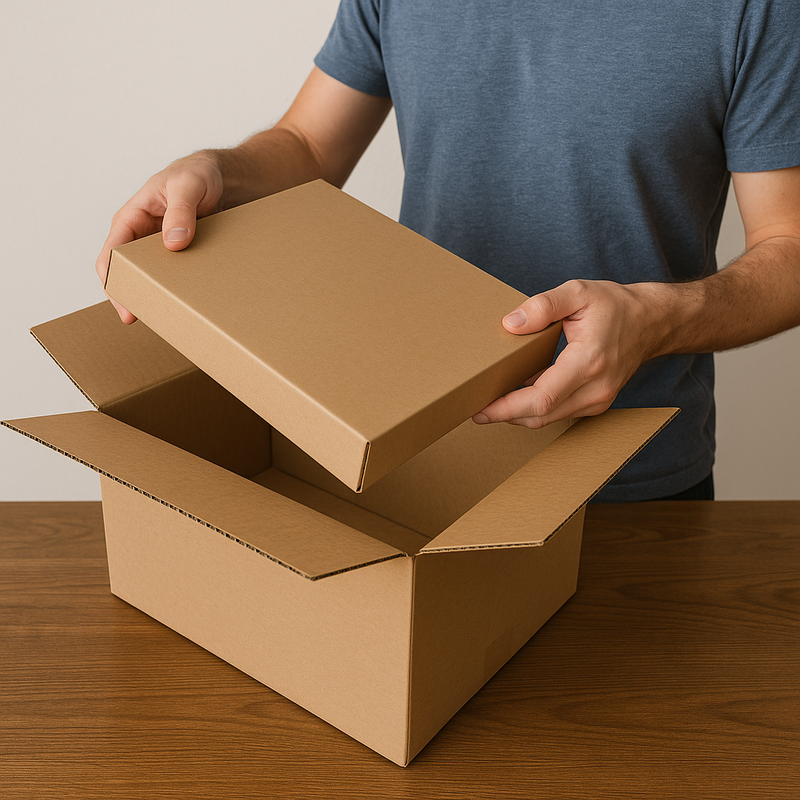 Premium Flat Cardboard Boxes for Paintings Mirrors Artwork Recyclable Strong Reliable