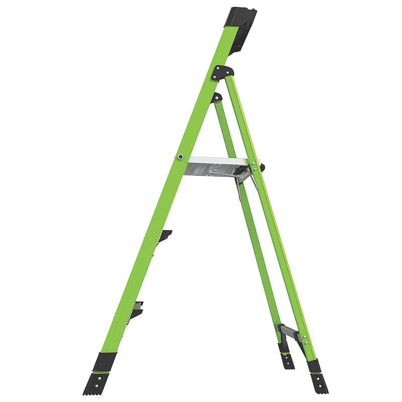 Professional Fibreglass 3-Step Platform Step Ladder For Industrial & Commercial Use