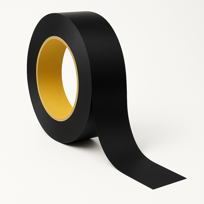 Duty Black Industrial Tape Abrasion-Resistant High-Performance for Sandblasting Outdoor Use