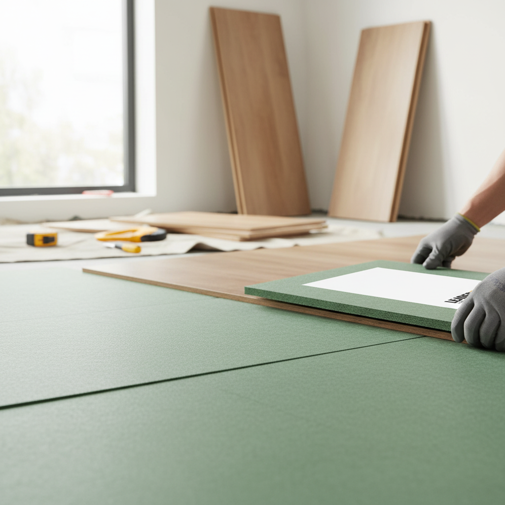 5mm FibreBoard Underlay for Laminate and Real Wood Flooring