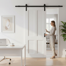 Internal Sliding Door Set with Victorian 4 Panel Design