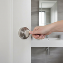 Round Turn and Release Mechanism in Satin Nickel Finish