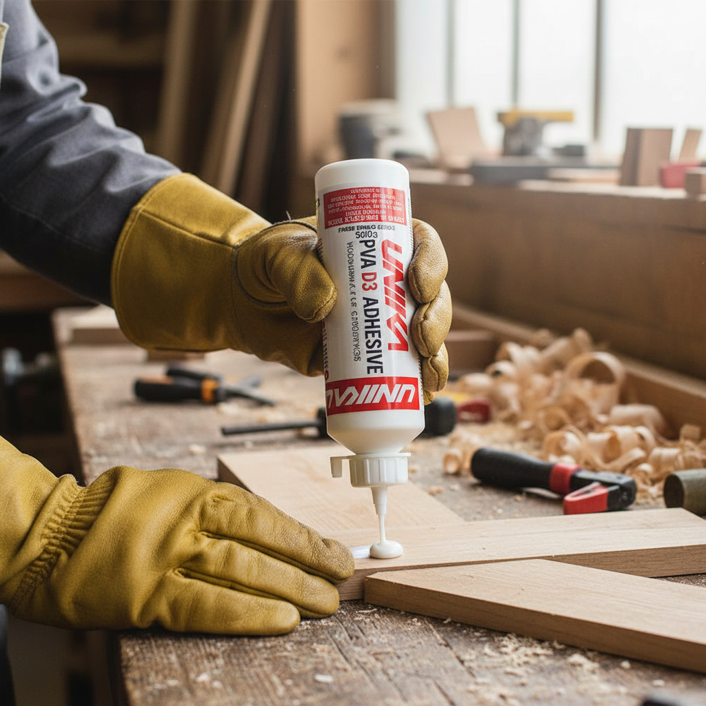 Premium D3 Waterproof PVA Adhesive for Laminate and Engineered Flooring - 500g Tube