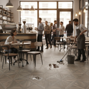 Premium Water-Resistant 8mm Laminate Flooring with Click System and AC6 Grade Durability for Modern Homes