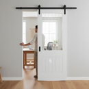 White Internal Primed Cottage 1 Light Sliding Door