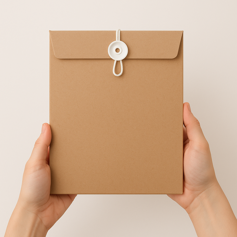 Royal Mail Approved Cardboard Postal Box Peel Seal Tear Strip Eco-Friendly Packaging