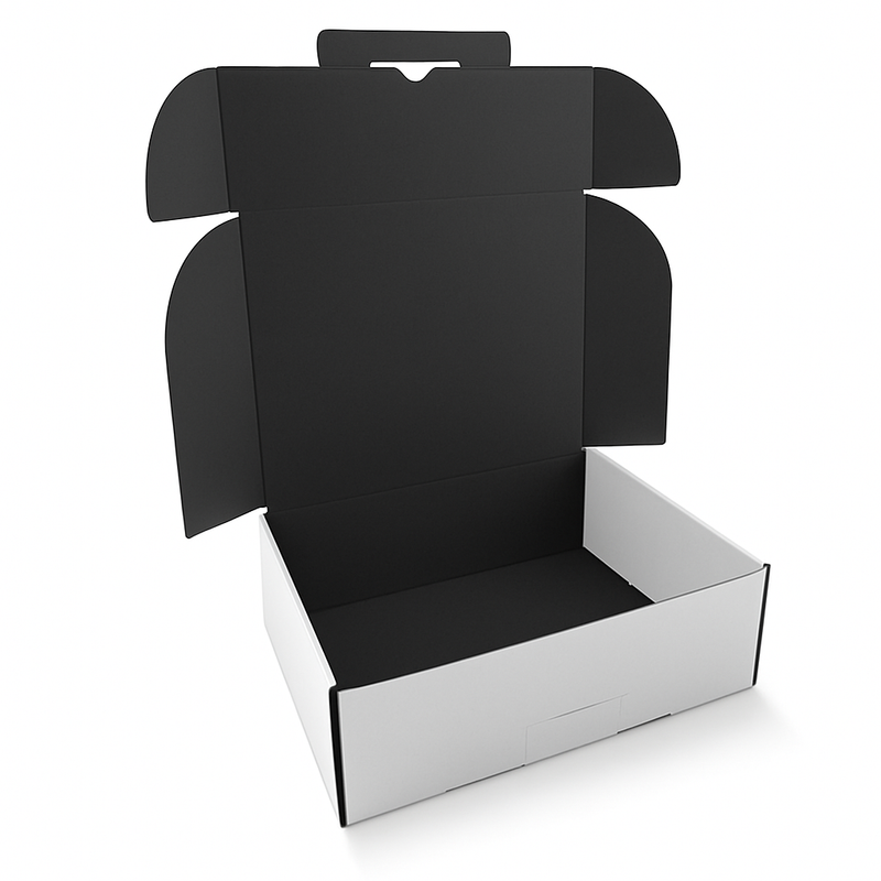 High-Quality Coloured Postal Boxes Custom Die-Cut Style for Ecommerce Packaging Durable Professional Finish