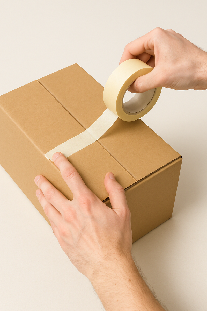 Premium Masking Tape Durable Conformable Crepe Paper for Painting Maintenance Projects