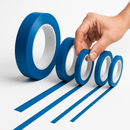 High-Performance Blue Vinyl Fine Line Tape Clean Removal Sharp Curves Perfect Finish
