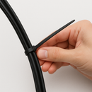 Premium 7.6mm Wide Nylon Cable Ties Heavy-Duty Industrial Strength Available in Black Natural