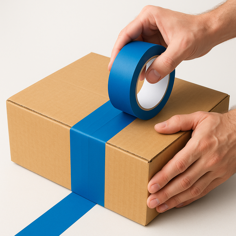 High-Performance Blue Vinyl Fine Line Tape Clean Removal Sharp Curves Perfect Finish