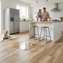 Ocean Water-Resistant 8mm Laminate Flooring in Soft Brown...