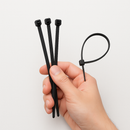Premium 7.6mm Wide Nylon Cable Ties Heavy-Duty Industrial Strength Available in Black Natural