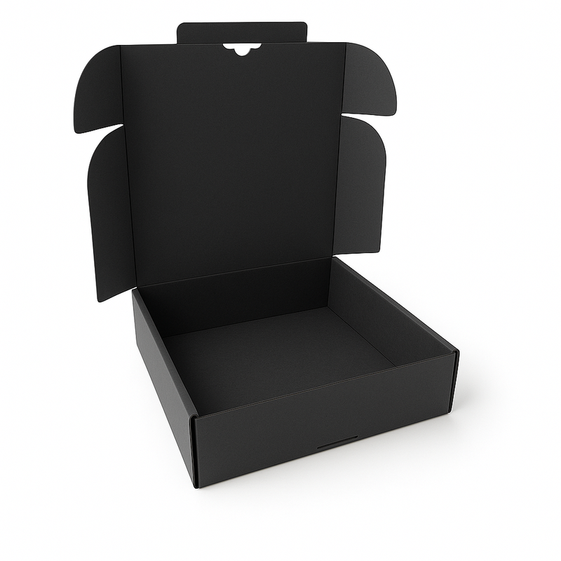 Coloured Postal Boxes Style Premium White Kraft Outer with Bold Inner Colours Pack of 50