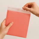 Premium Pink Anti-Static Bubble Bags Self-Seal Protection for Sensitive Electronics Components