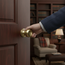 Premium Round Mushroom Mortice Door Knob - 58mm Antique Brass Finish for Traditional Style Doors