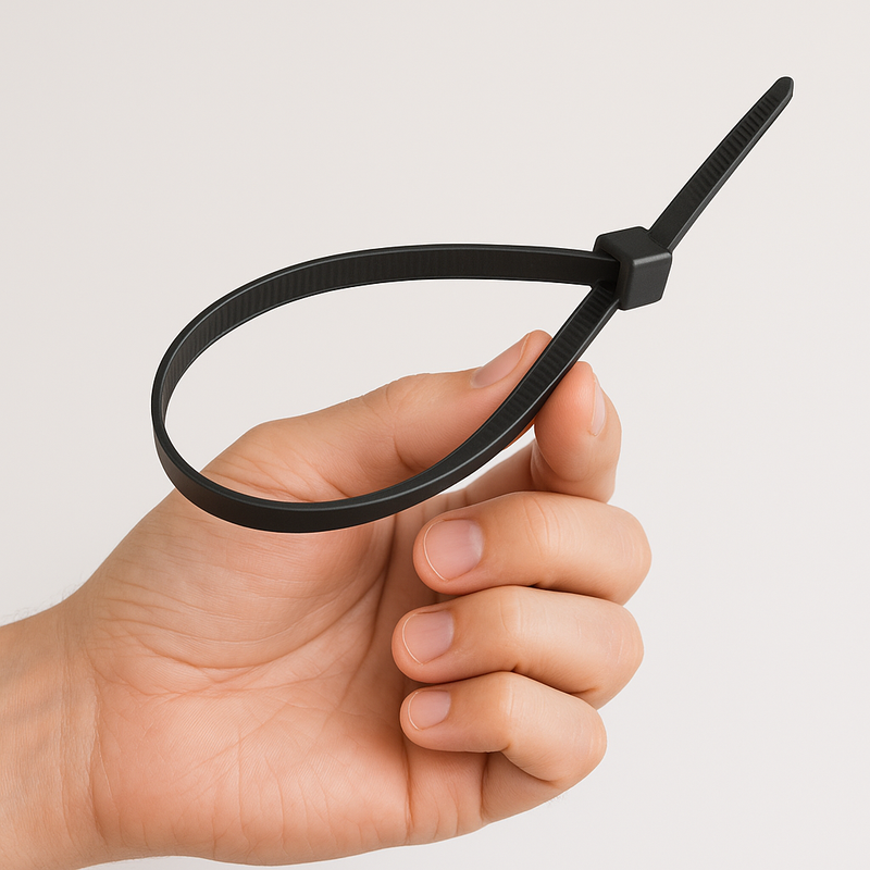 Premium Reusable Cable Ties with Quick-Release Strong Nylon Zip Ties for Electrical Office Outdoor Projects