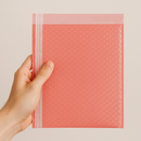 Premium Pink Anti-Static Bubble Bags Self-Seal Protection for Sensitive Electronics Components