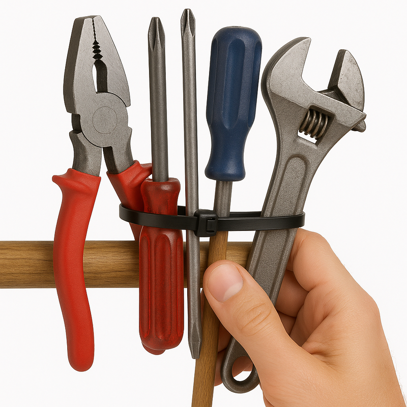 Heavy-Duty Reusable Nylon Multi-Size Colour Options Professional Cable Management