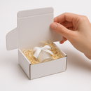 Premium White Postal Boxes with Peel  Seal Tear Strip 50 Pack Ecommerce Shipping Royal Mail Compliant