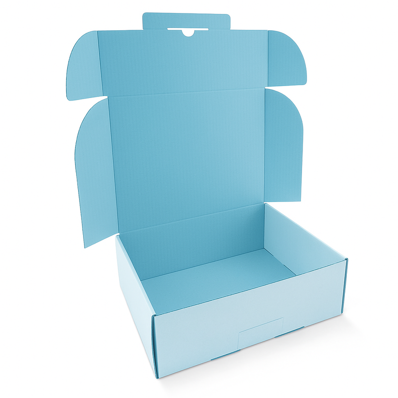 Premium Coloured Postal Boxes Die-Cut White Kraft Outer High-Impact E-Commerce Packaging