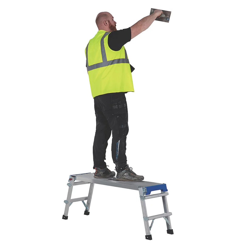 High Performance Aluminium Folding Work Platform For Worksite Areas - 1.15m