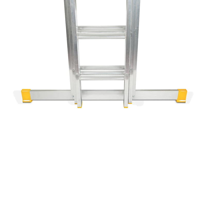 High Performance Aluminium Triple Extension Ladder Perfect For Commercial Use - 7.75m