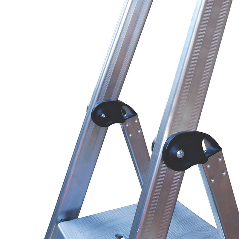 Heavy Duty Aluminium 6-Step Platform Step Ladder For Regular Use - 1.96m