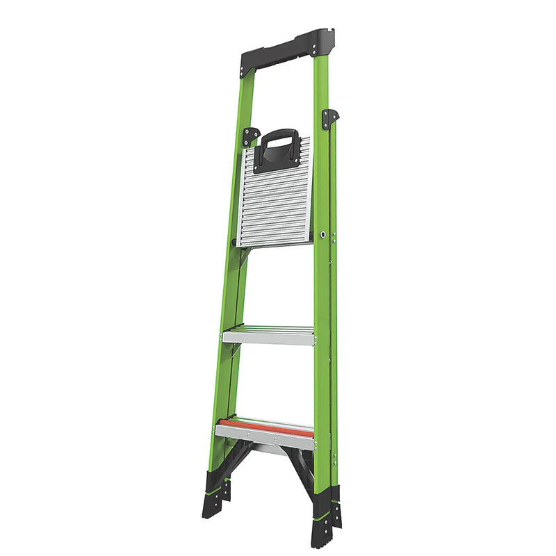 Professional Fibreglass 3-Step Platform Step Ladder For Industrial & Commercial Use