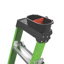 Industrial Grade Black Plastic Ladder Tool Bag - 130mm