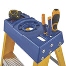 Premium Fibreglass 8-Step Swingback A-Frame Step Ladder For Electrical Environments