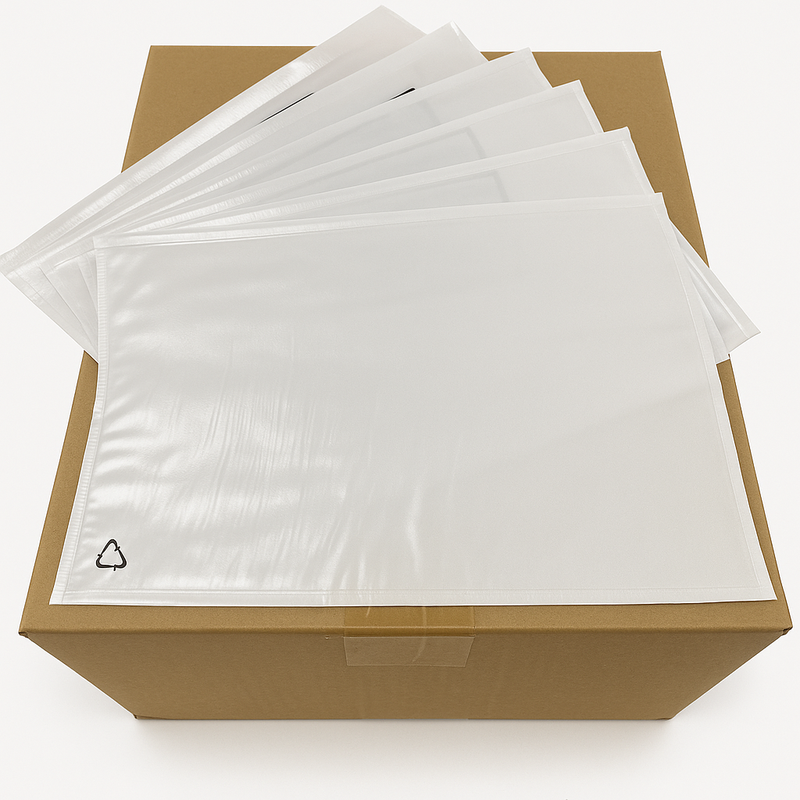 Heavy-Duty Document Enclosed Wallets Peel & Stick Shipping Labels Protector