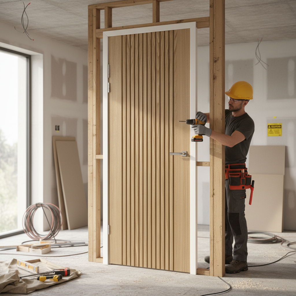 Fully Finished Internal Miami Poplar Door