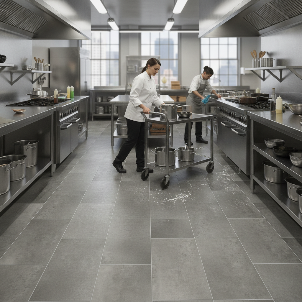 Rigid Core Vinyl Flooring - 5.5mm Stone Embossed, UV Coated