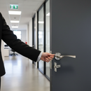 Fire Rated Lever Handle Pack with Two-Tone Chrome Finish,...