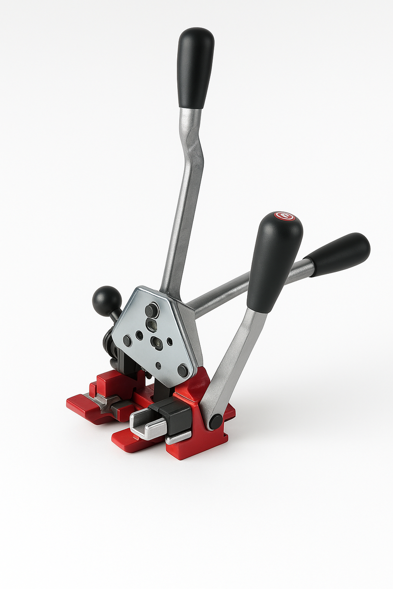 Premium Heavy-Duty Strapping Combination Tool 12mm Tensioner Sealer for Pallet Securing