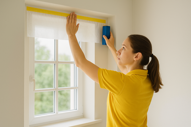 Washi Masking Film Dispenser One-Touch Cutting Portable