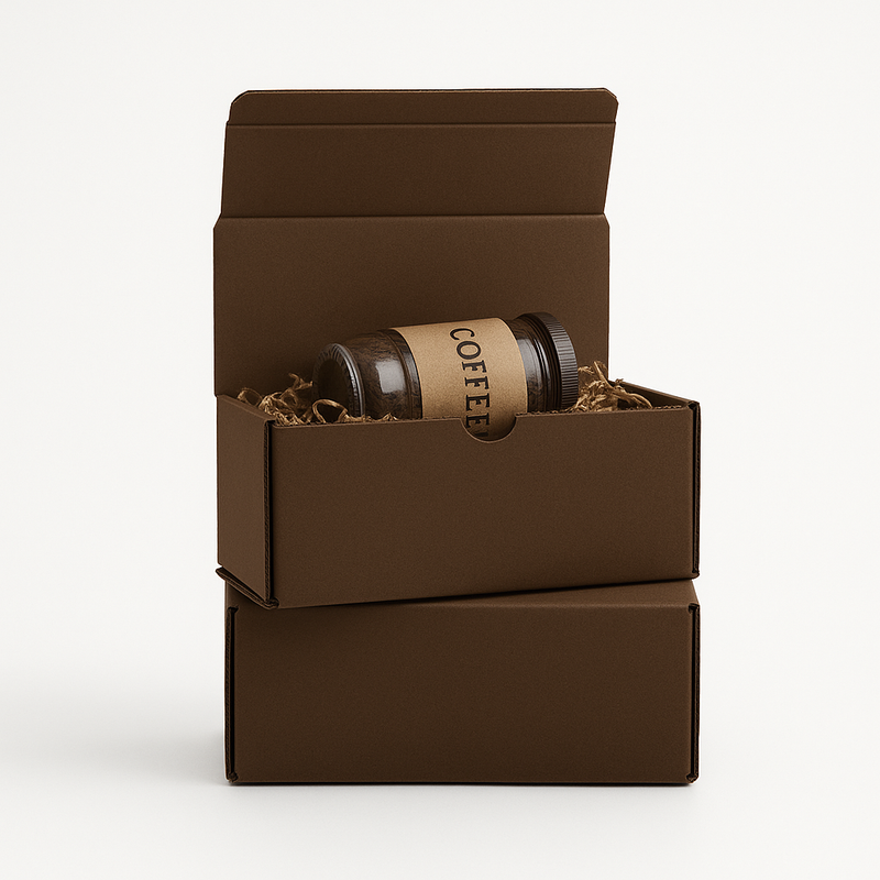 High-Performance Brown Postal Boxes Quick Seal Tear Strip Open Durable Cardboard Mailers for Online Businesses