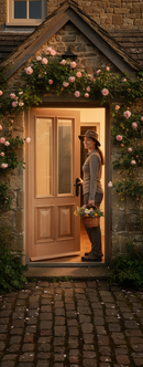 Premium Unglazed Hardwood External Door - Custom Glazing Options for Versatile Finishing