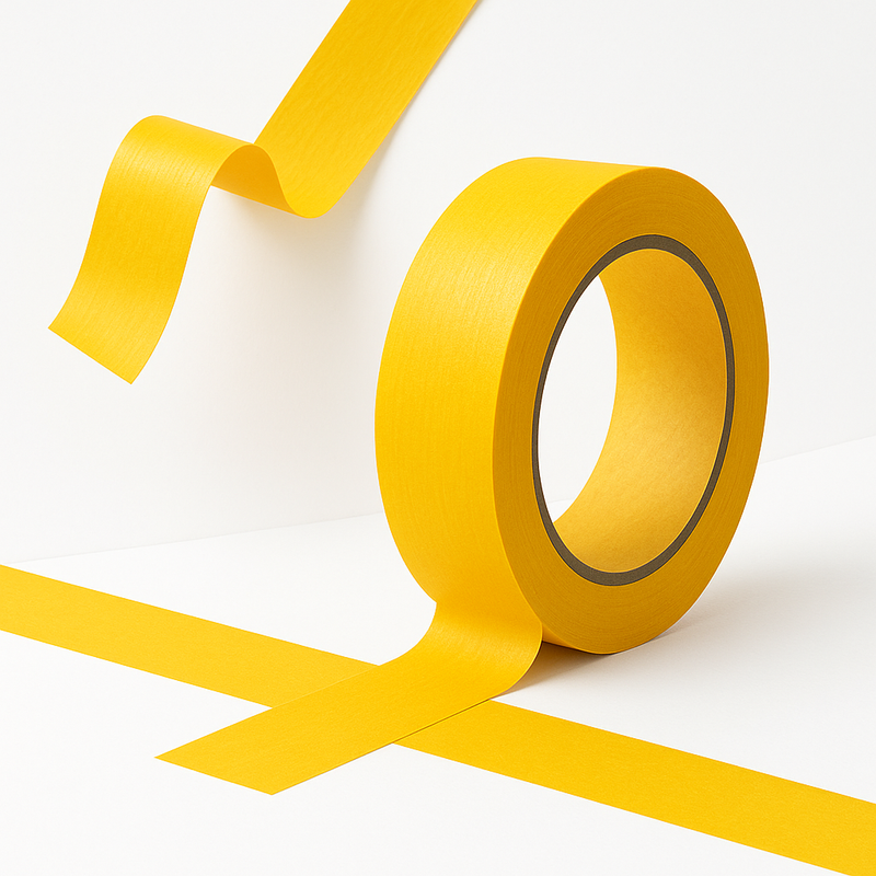Premium Hot melt Masking Tape Clean Removal Hand-Tearable No Residue Professional Painter Choice