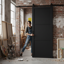 Internal Primed Industrial 2.0 Lifestyle 3 Panel Door wit...